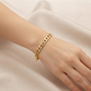 IMG_2644 Gold Pavé Curb Bracelet