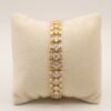 Gold Crystal Lattice Bracelet