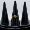 Gold Mini Sculpted Rose Ring