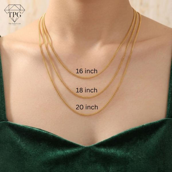 Necklace Chain Length - The Pastel Gem Blossom Charm Necklace